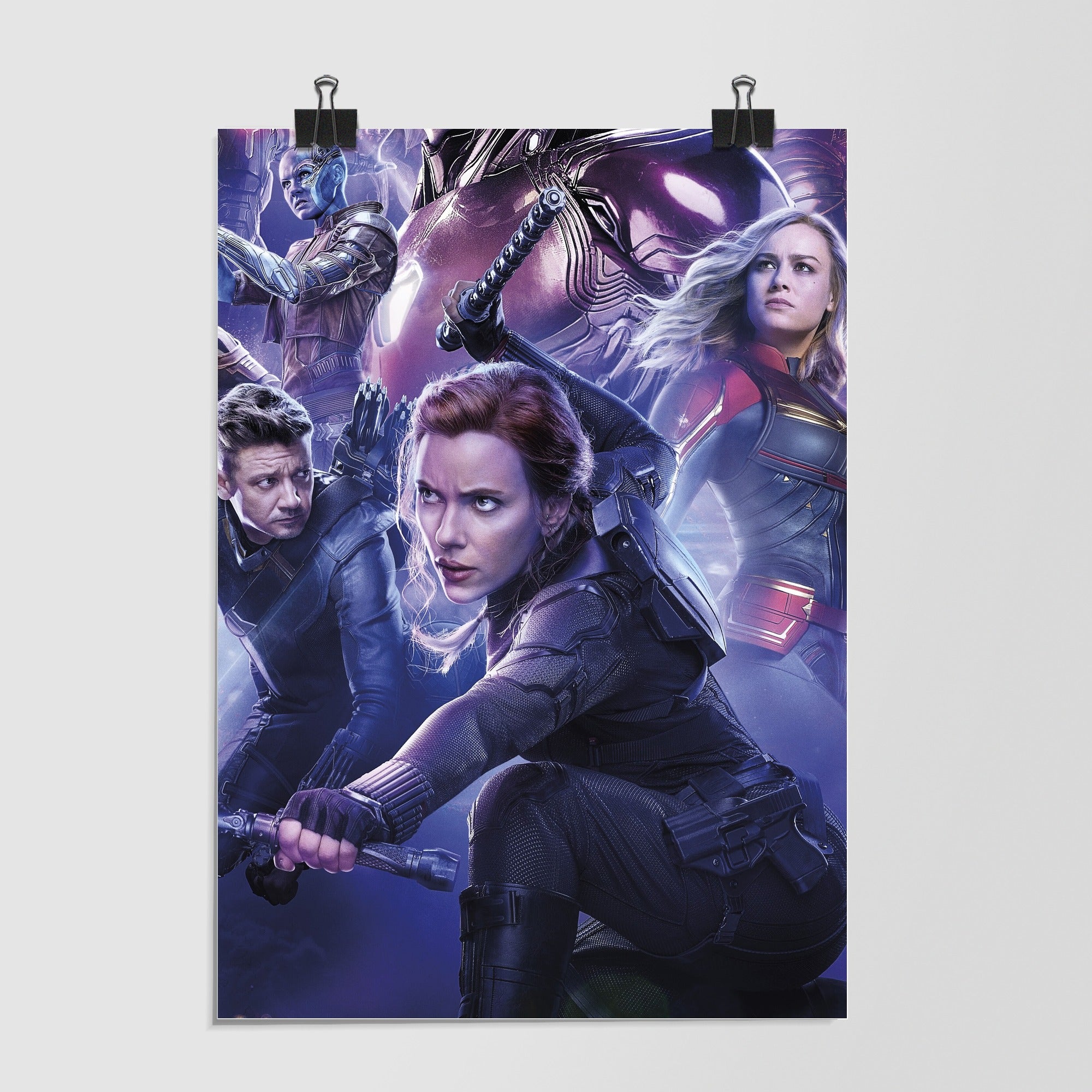 Hawkeye Black Close Up Portrait by Decalz