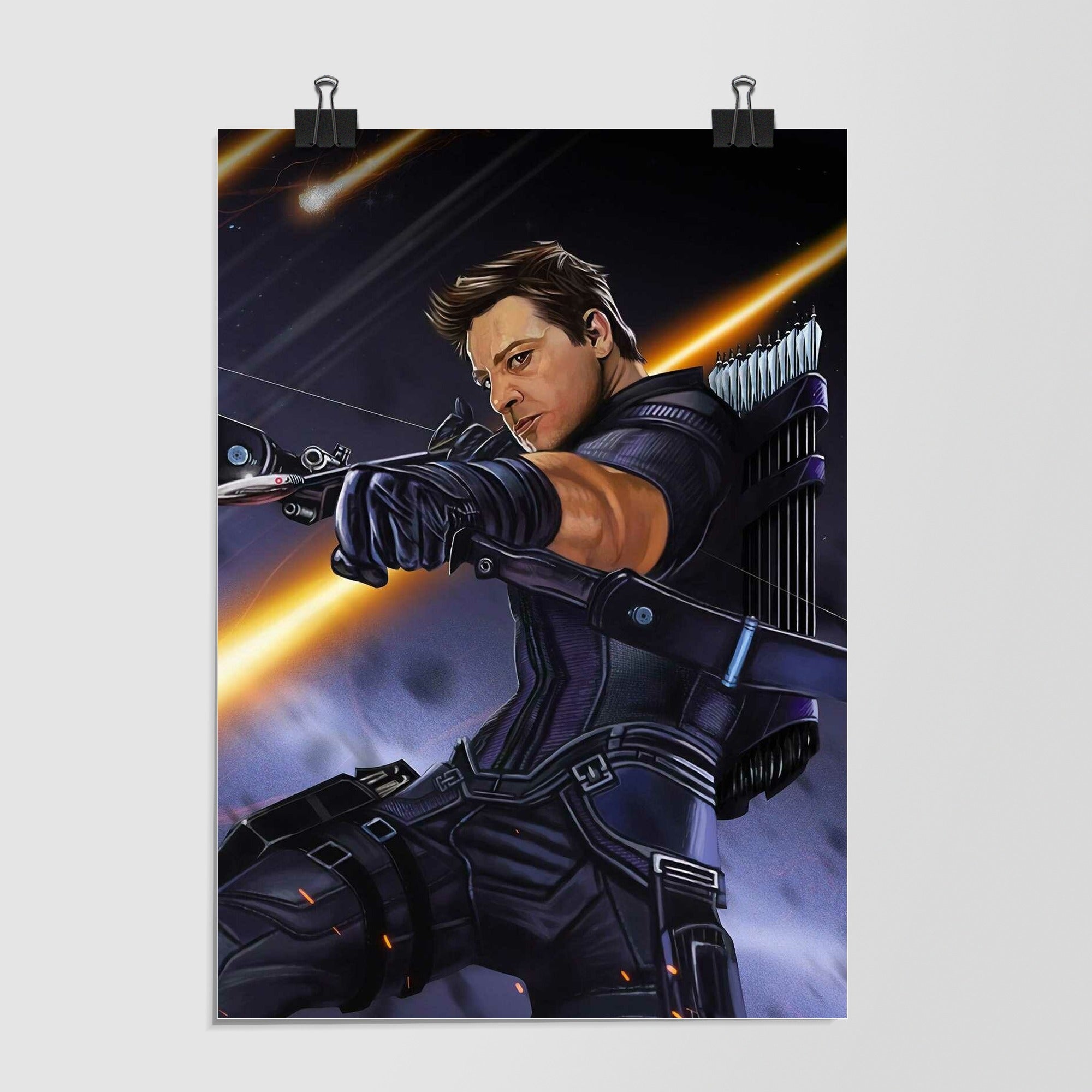Hawkeye Black Side Profile by Decalz