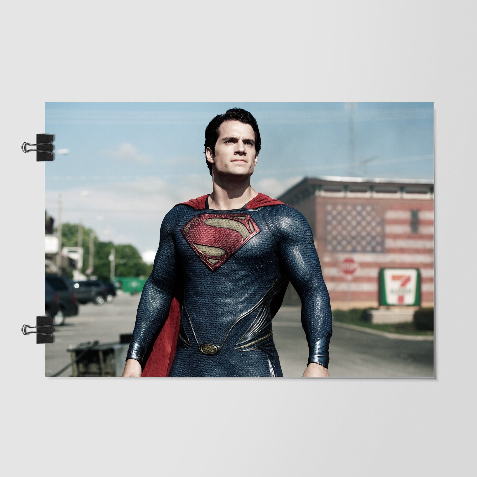 Henry Cavill As Superman White Dramatic Lighting by Decalz