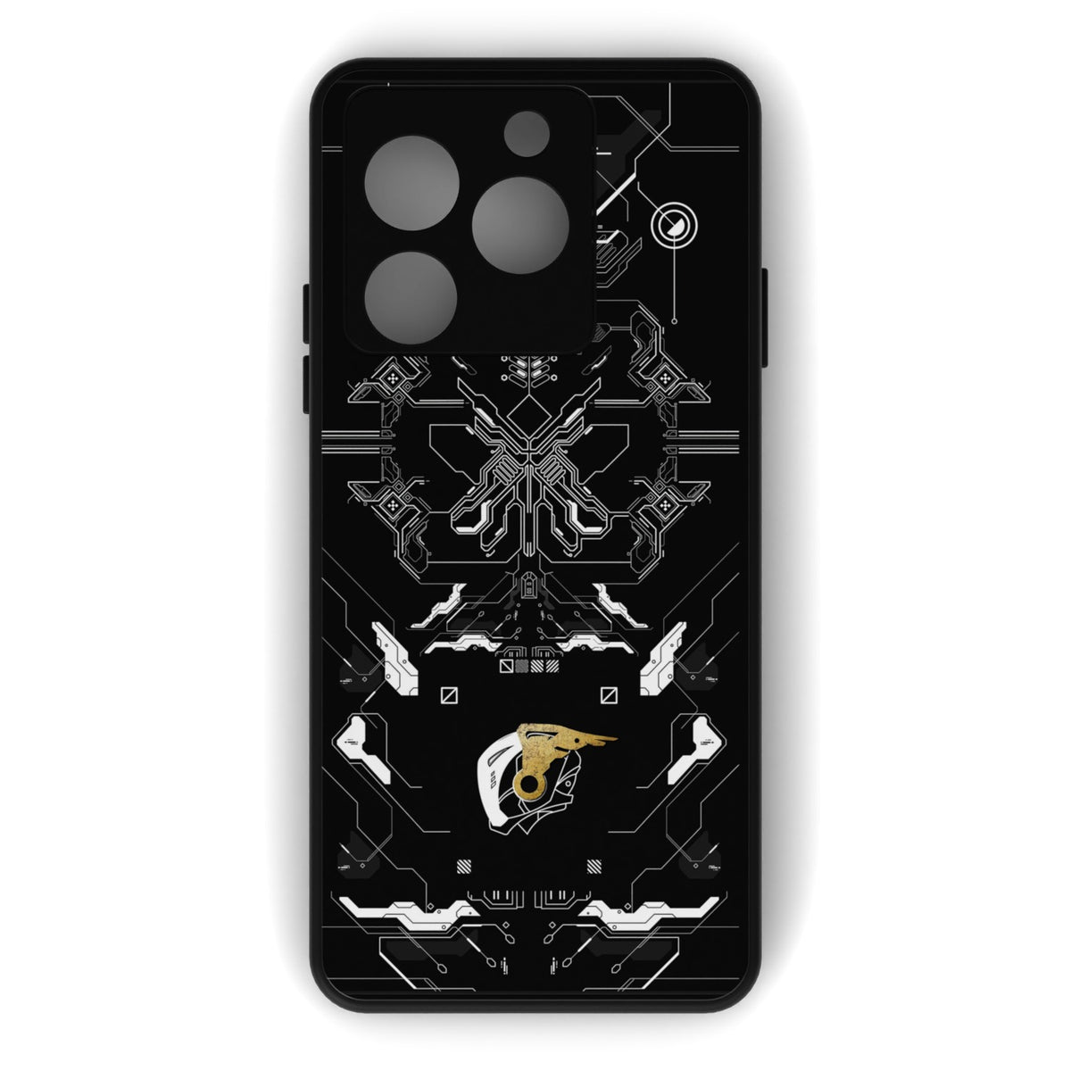 Hermes printed metal phone case - flat back view