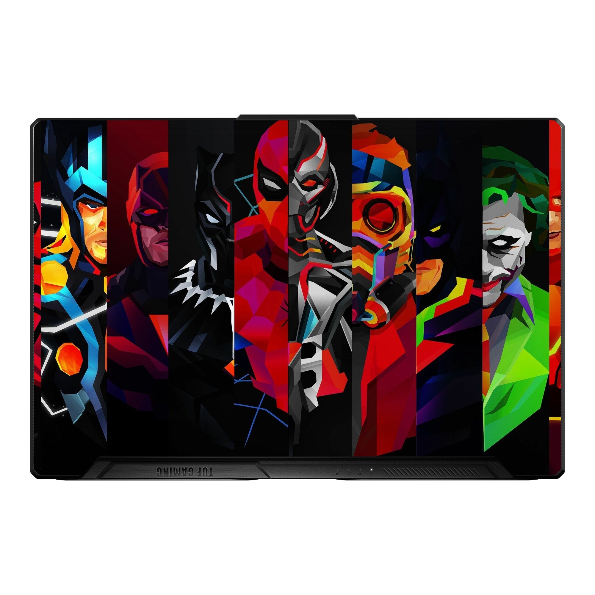 Heroes Vs Villains Black Dynamic Angle by Decalz