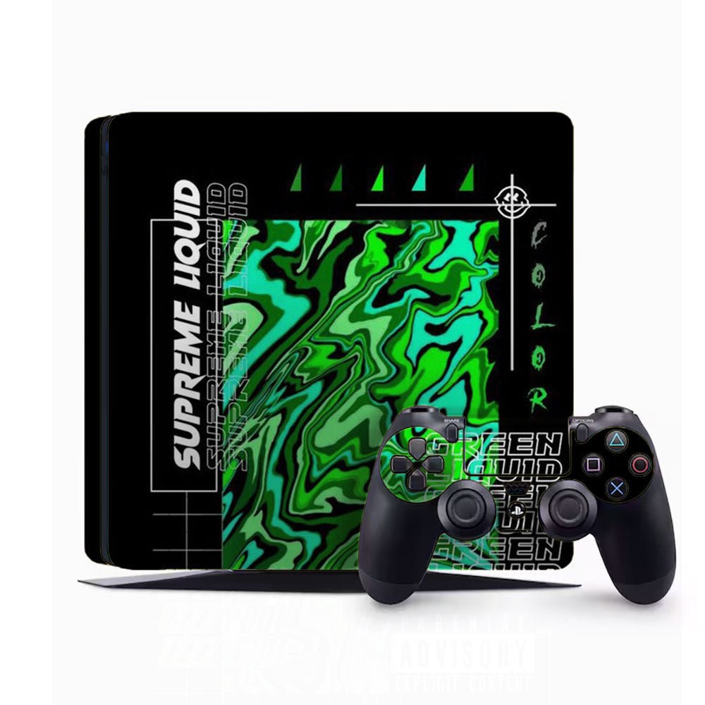 Holographic Hue PlayStation 4 Slim Skins & Wraps