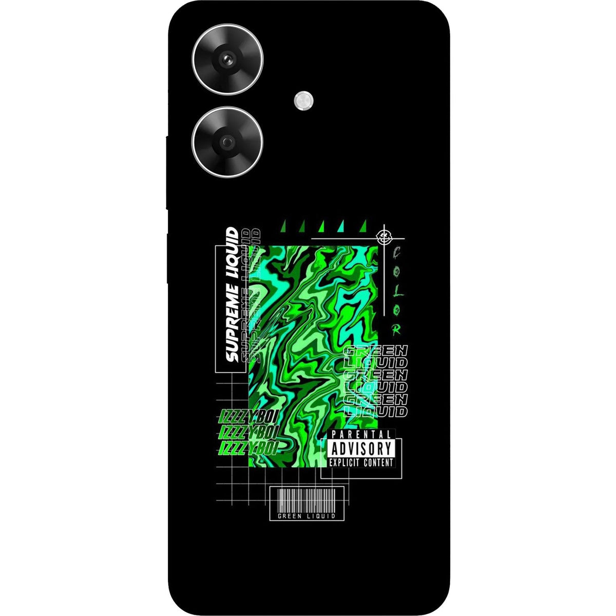 Holographic Hue skin on Realme Narzo N61 by Decalz