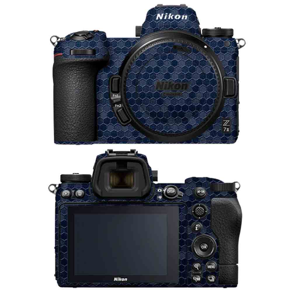 Honeycomb Blue - Nikon Camera Skins