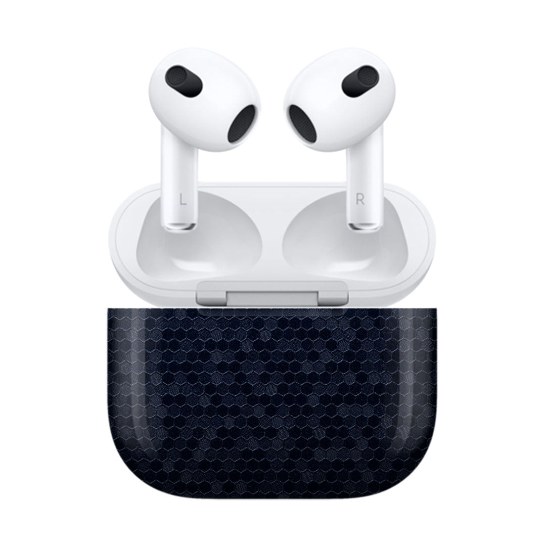 Airpods 3 Honeycomb Blue skins