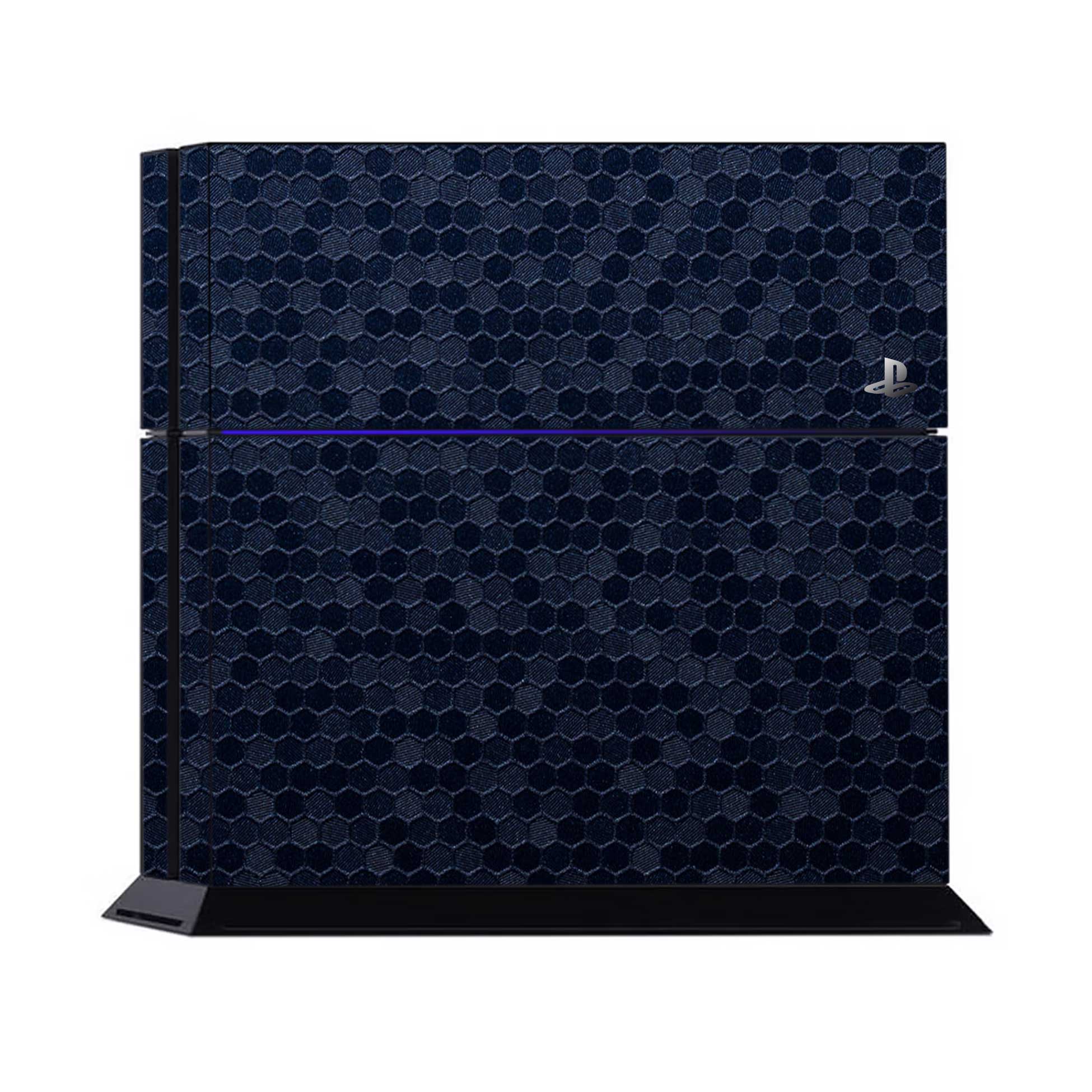 Honeycomb Blue PlayStation 4 Fat Skins & Wraps