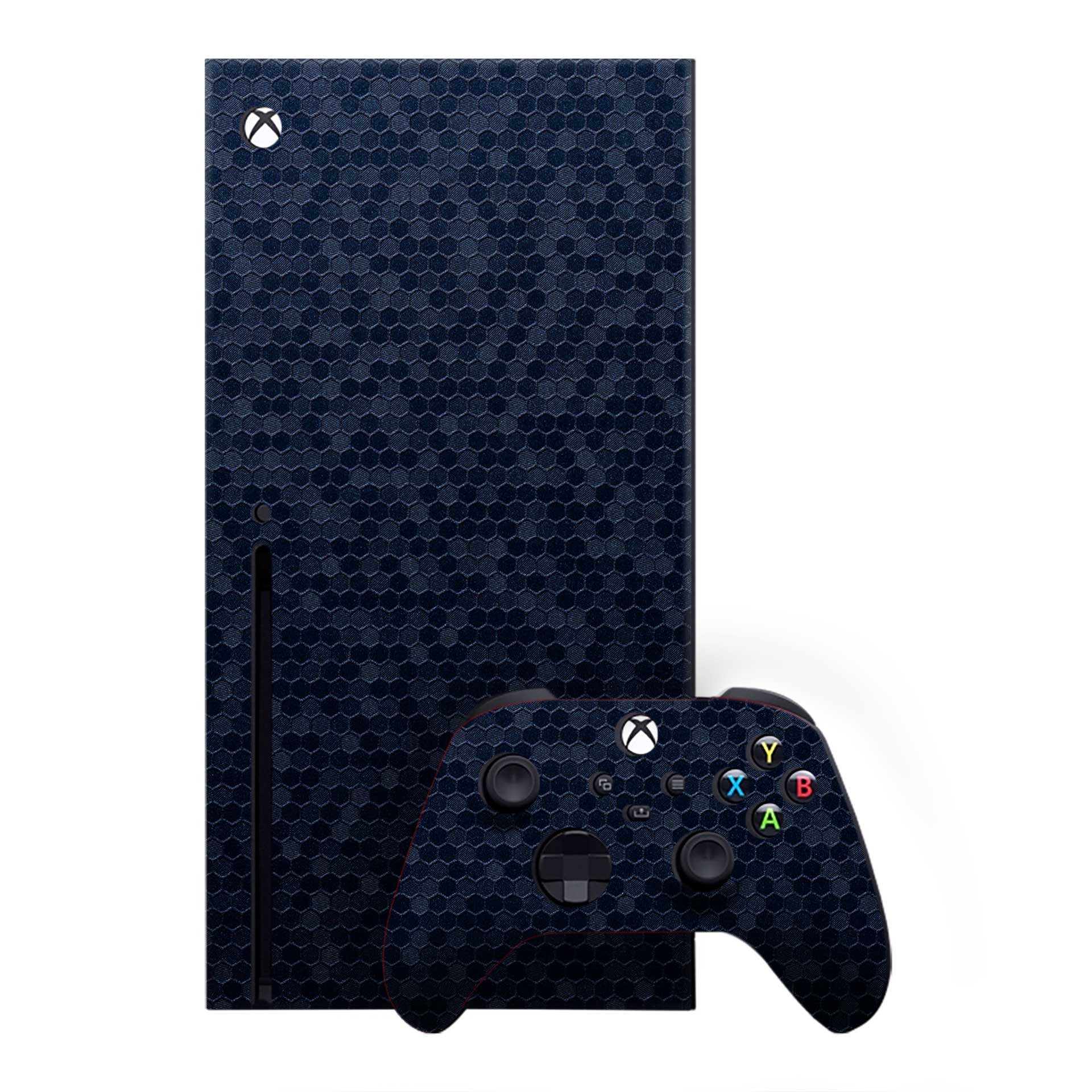 Honeycomb Blue Xbox One X Skins & Wraps