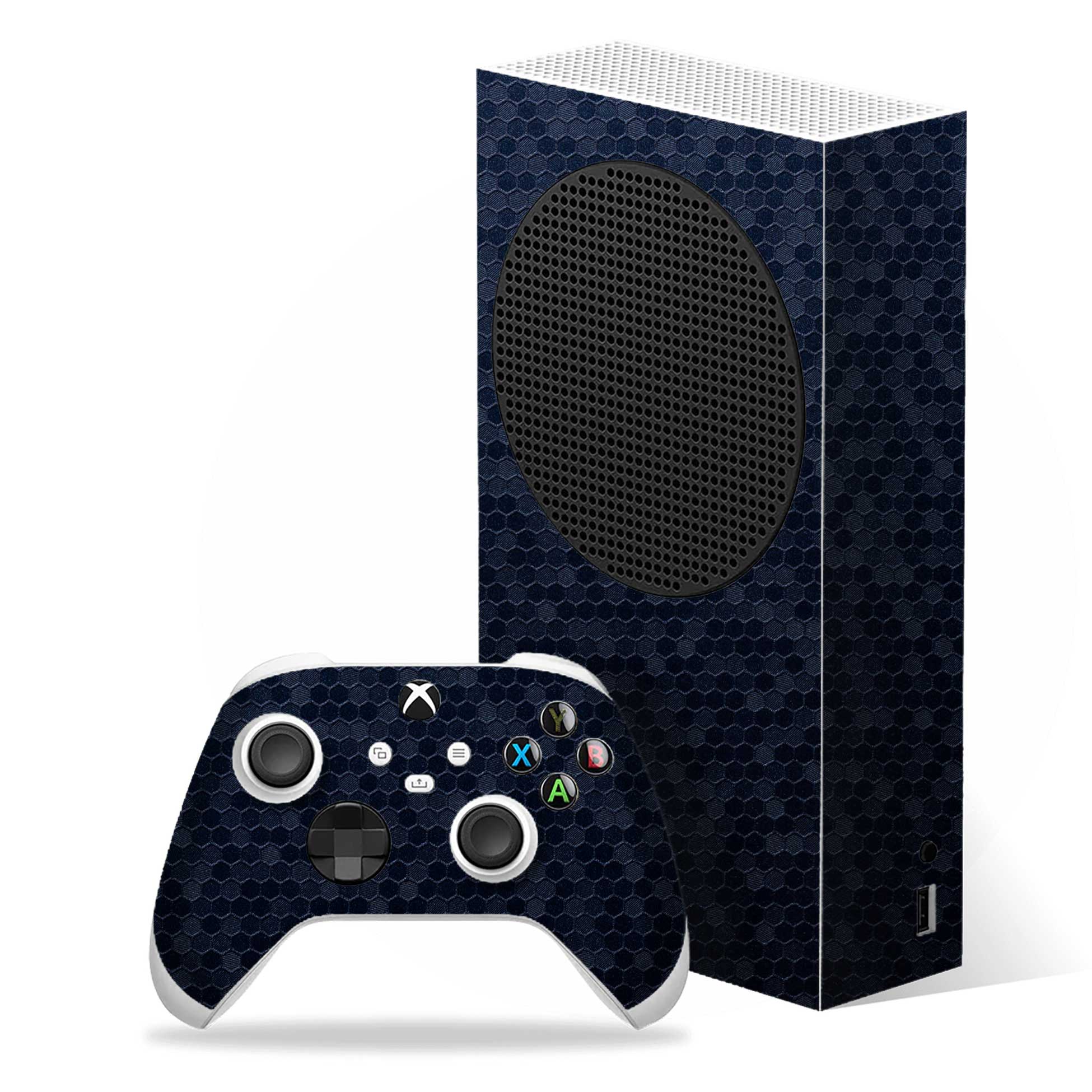 Honeycomb Blue Xbox Series S Skins & Wraps