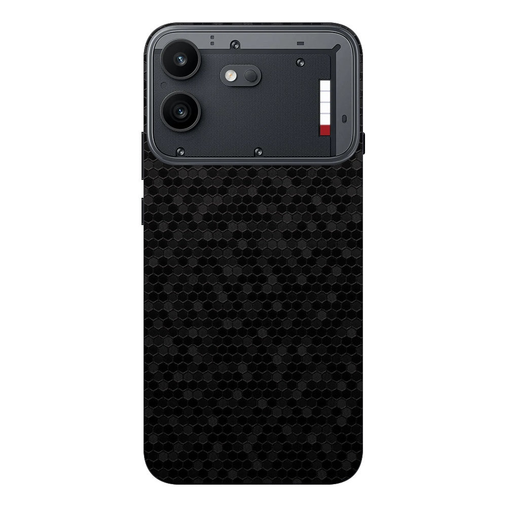Honeycomb Black skin on Nothing Phone 4B by Decalz