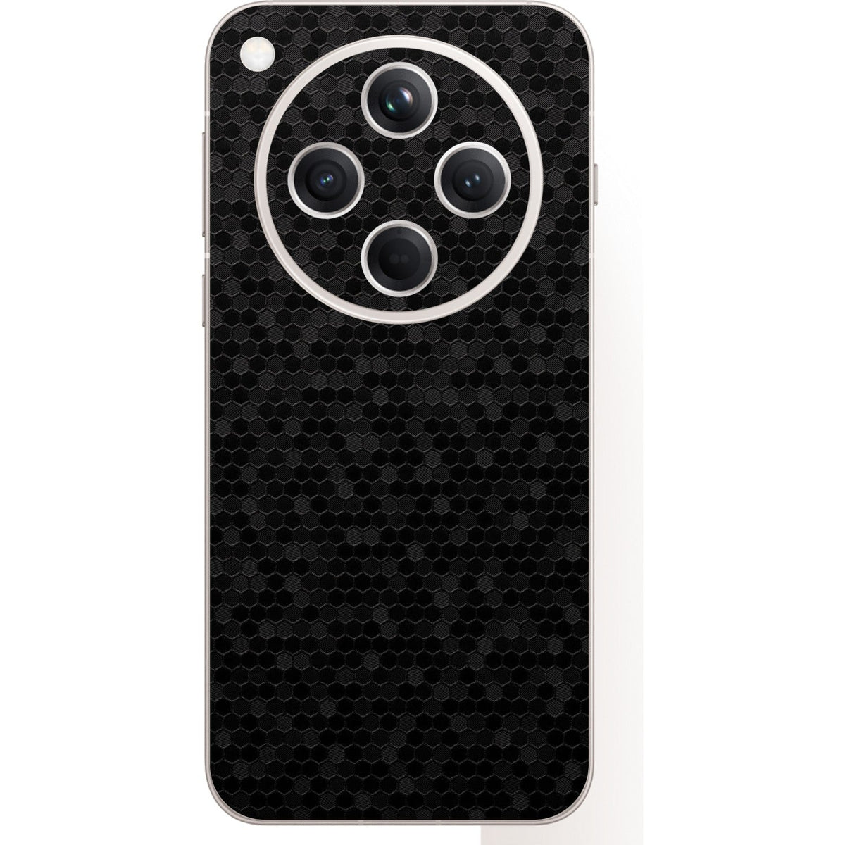 Honeycomb Black skin on Oppo Find X8 (5G) by Decalz
