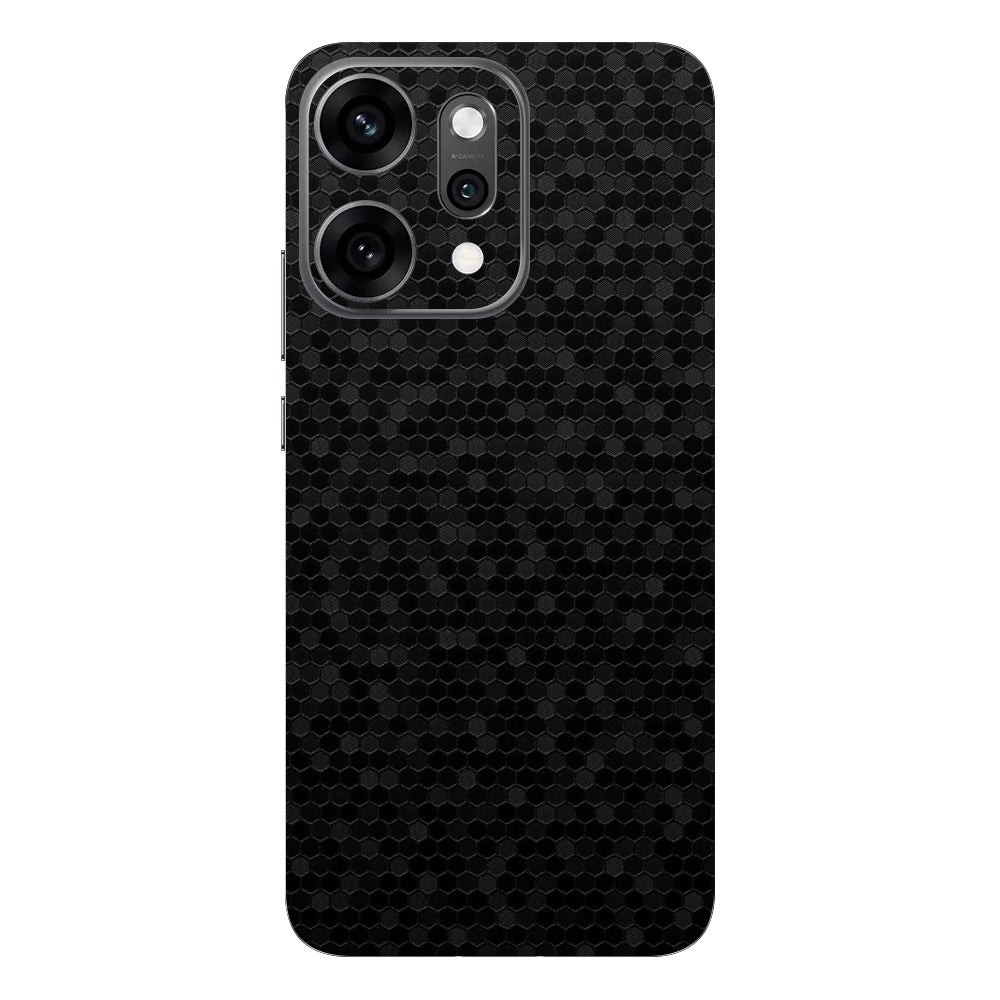 Honeycomb Black skin on Oppo Reno 14 Pro (5G) by Decalz