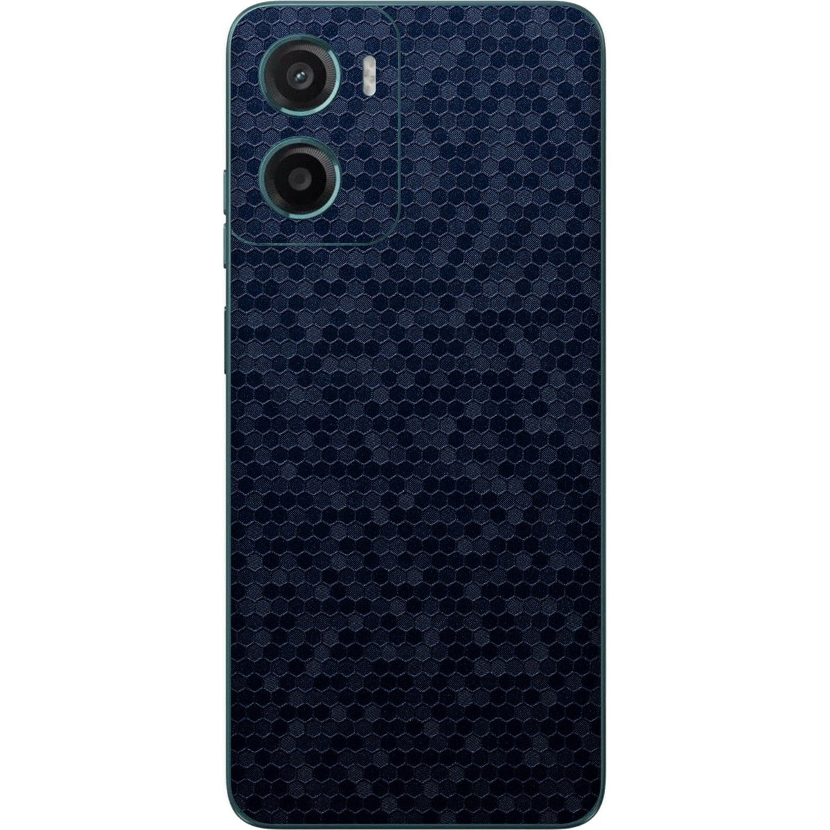 Honeycomb Blue skin on Moto G05 by Decalz