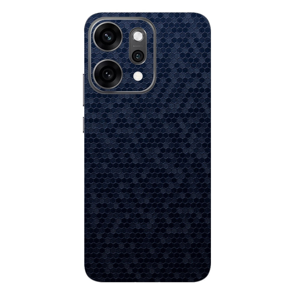 Honeycomb Blue skin on Oppo Reno 14 Pro (5G) by Decalz