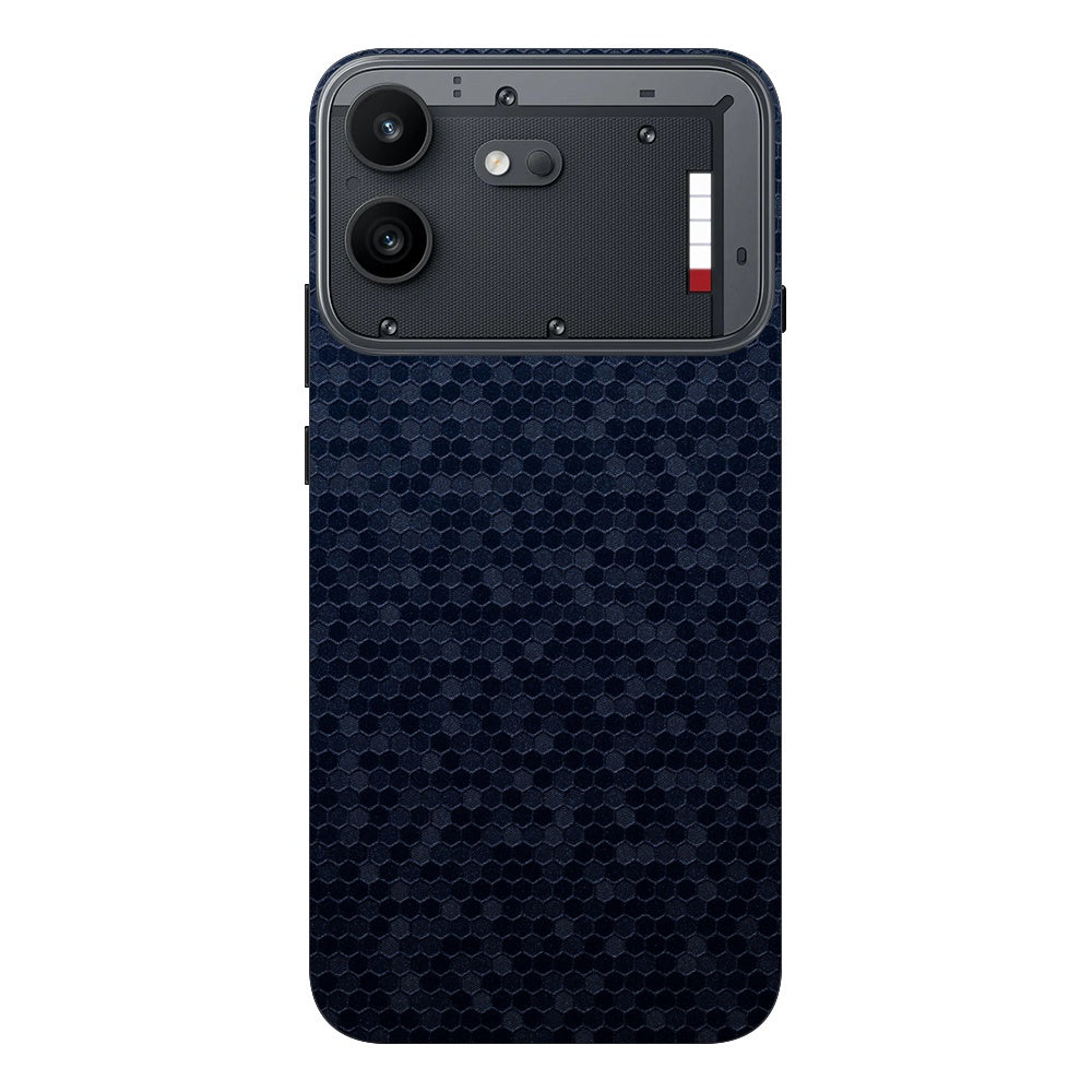 Honeycomb Blue skin on Nothing Phone 4B by Decalz