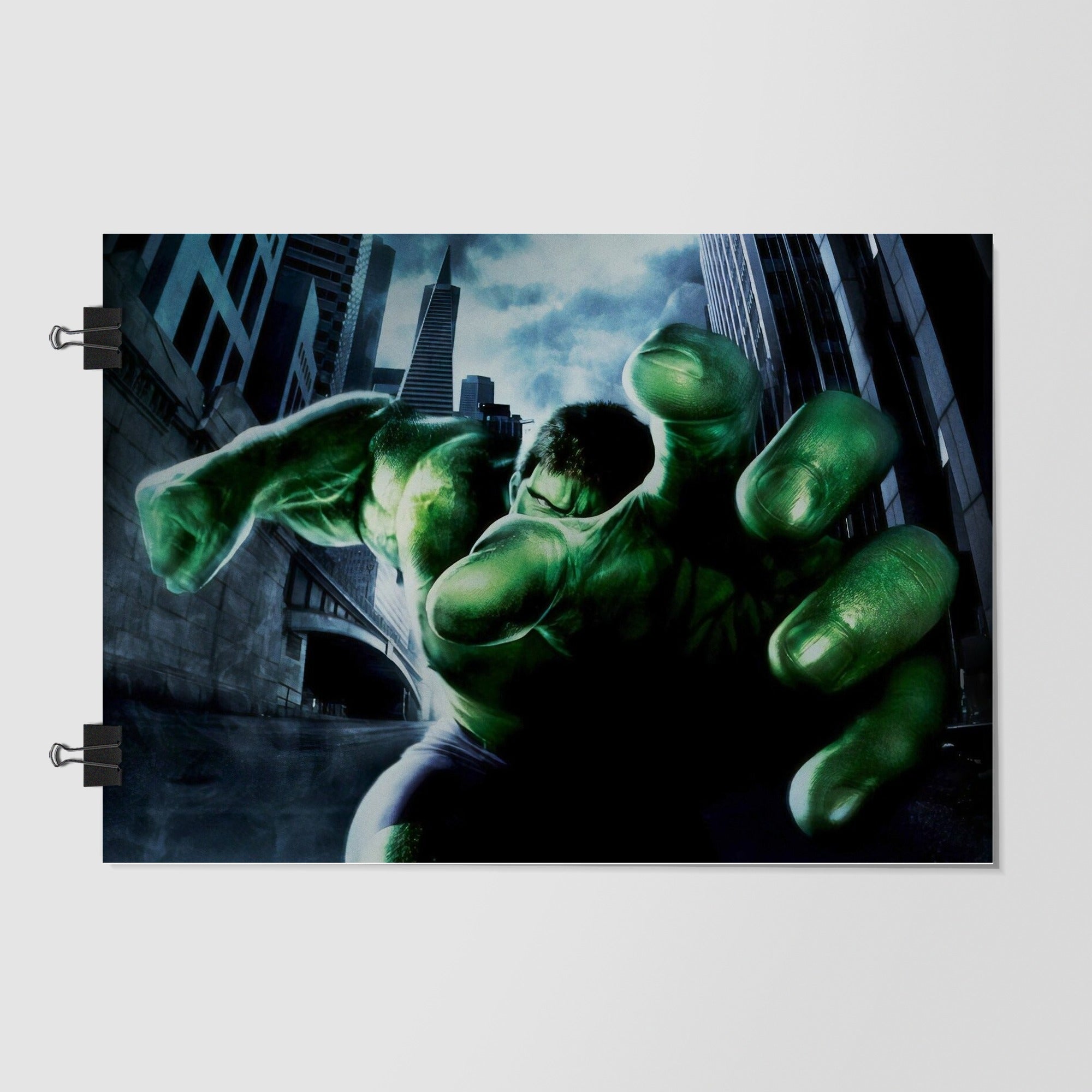 Hulk Black Close Up Portrait by Decalz