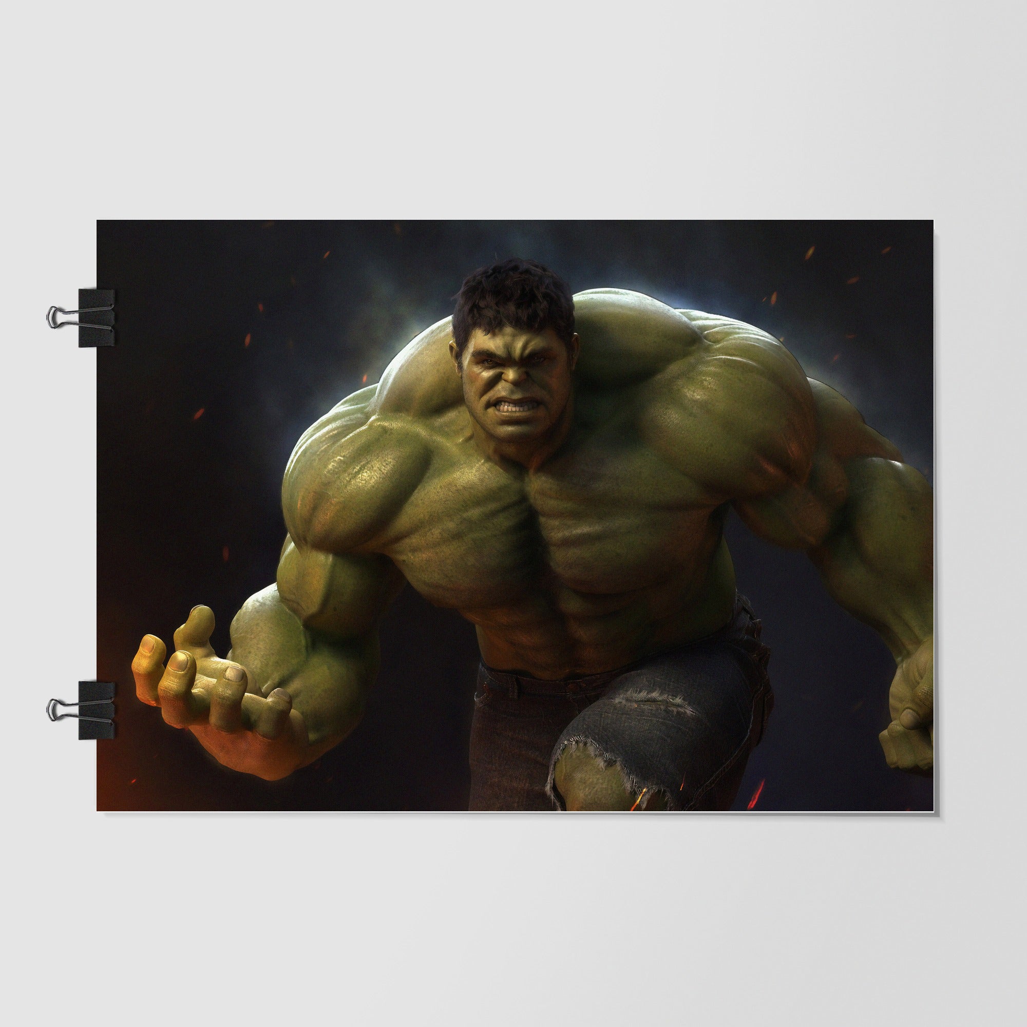 Hulk Black Night Scene by Decalz