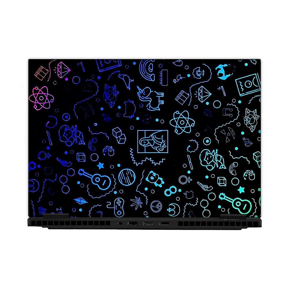 Iconic Gradient skin on Hp Omen Gaming 16-AM0241TX by Decalz