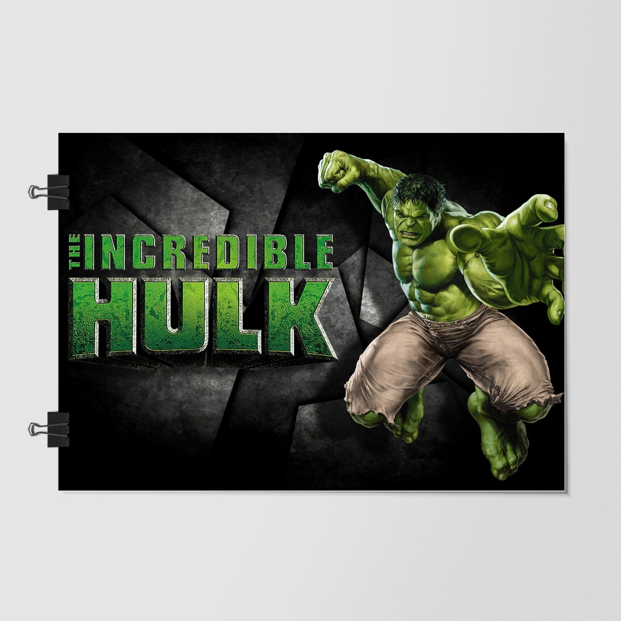 Incredible Hulk Black Studio Shot by Decalz