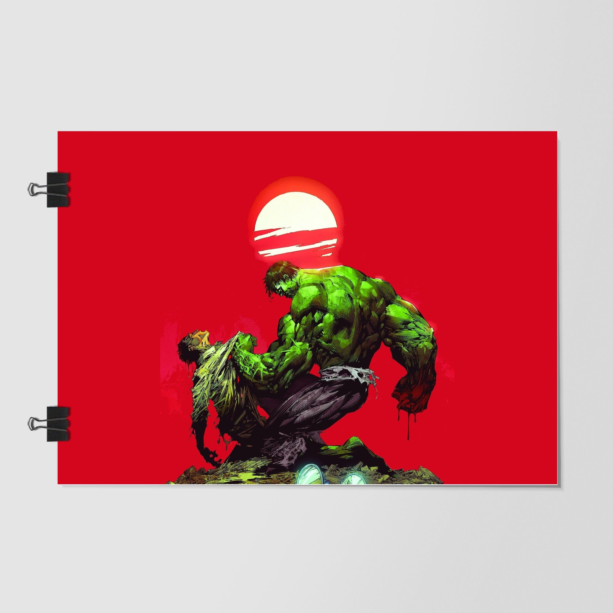 Incredible Hulk Red by Decalz