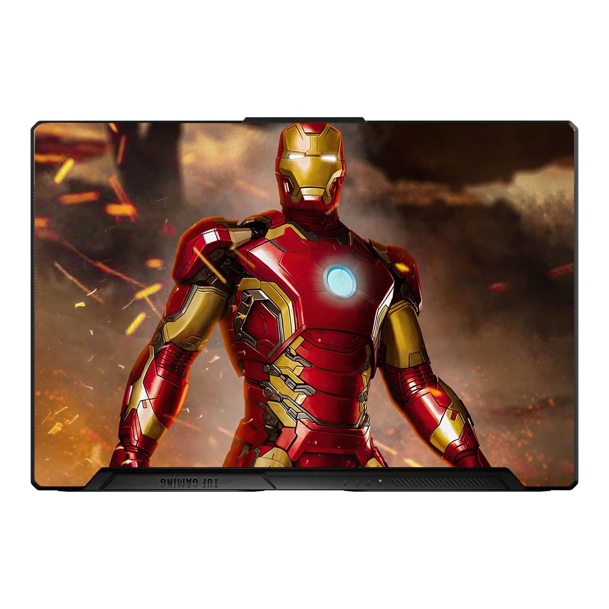 Iron Man Black Dramatic Lighting by Decalz