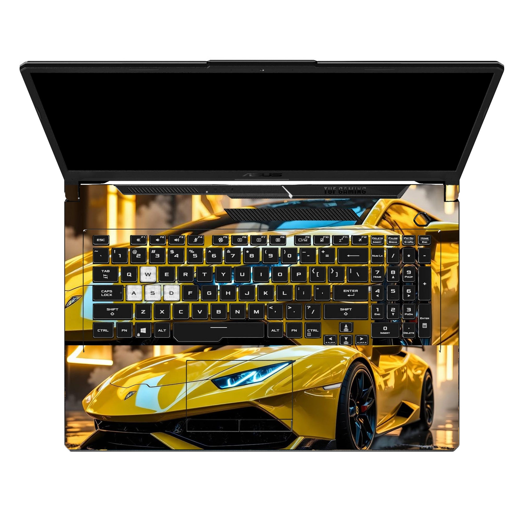 Italian Track Supercar Yellow by Decalz
