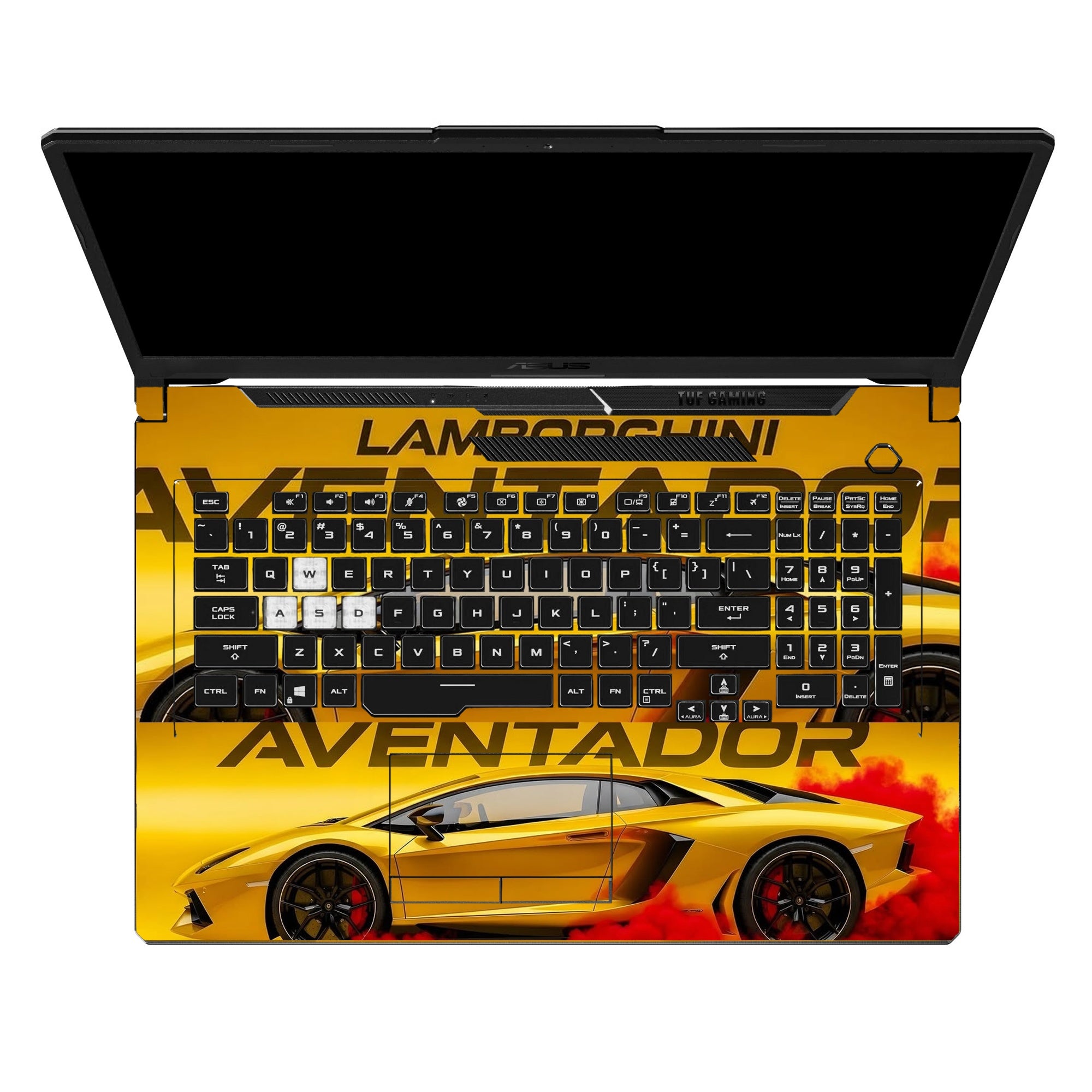 Italian V12 Supercar Yellow by Decalz