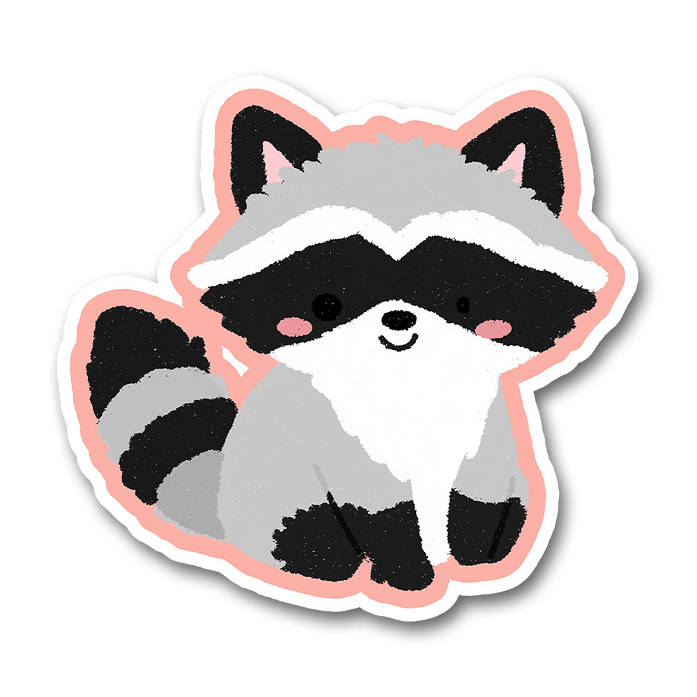 Kawaii Raccoon Cute Sticker