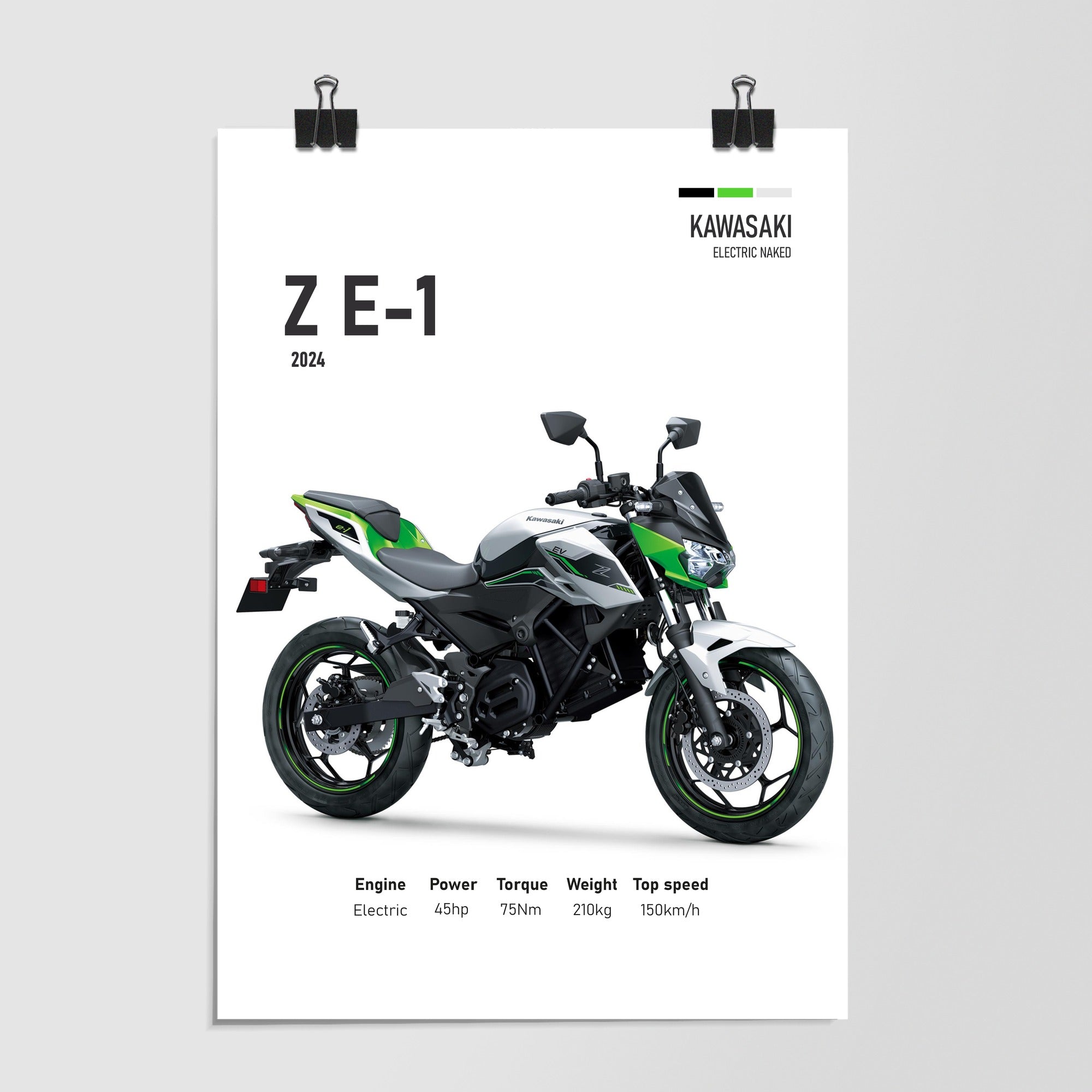 Kawasaki Electric Naked Streetfighter 2024 by Decalz
