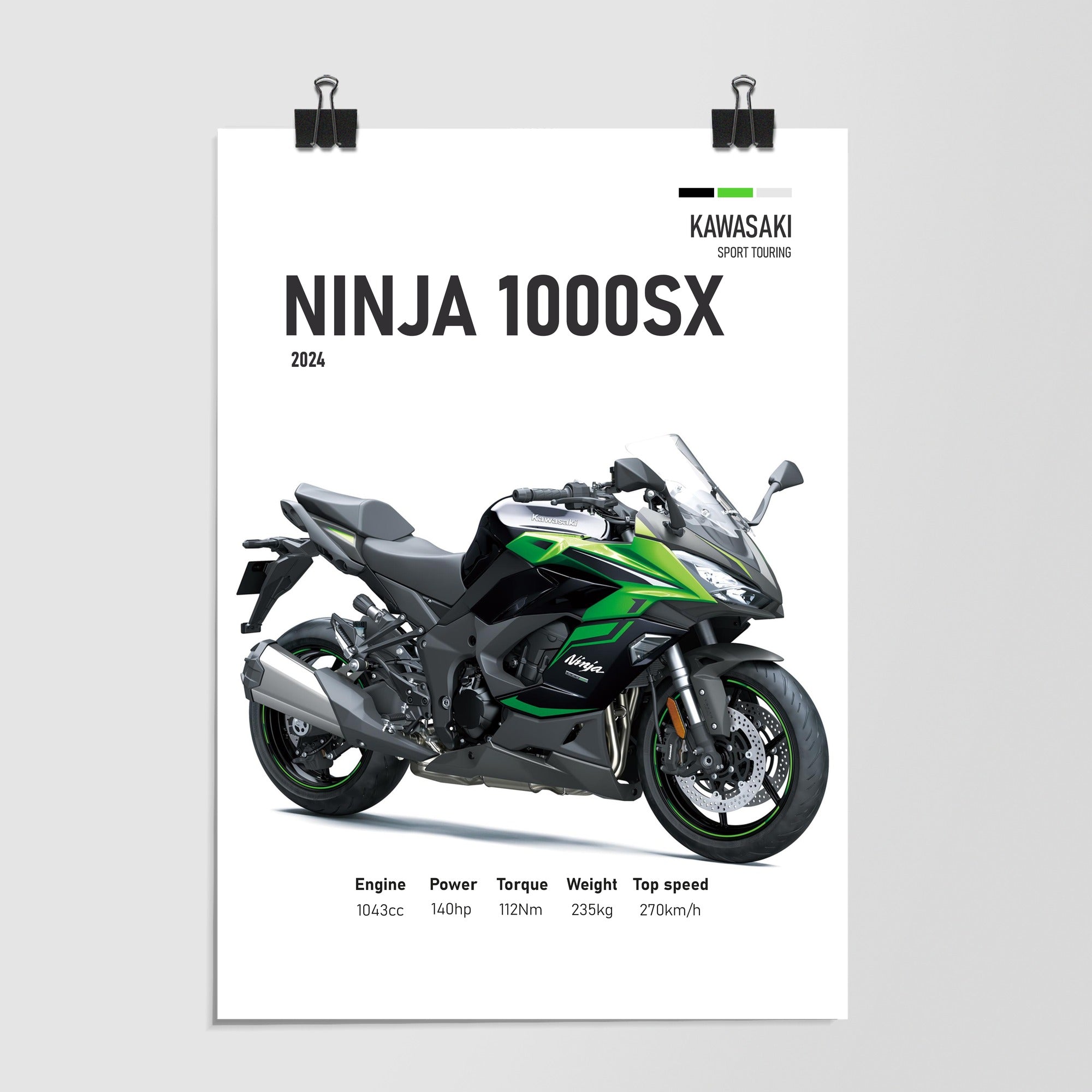 Kawasaki Ninja 1000sx Se Sport Tourer 2024 by Decalz