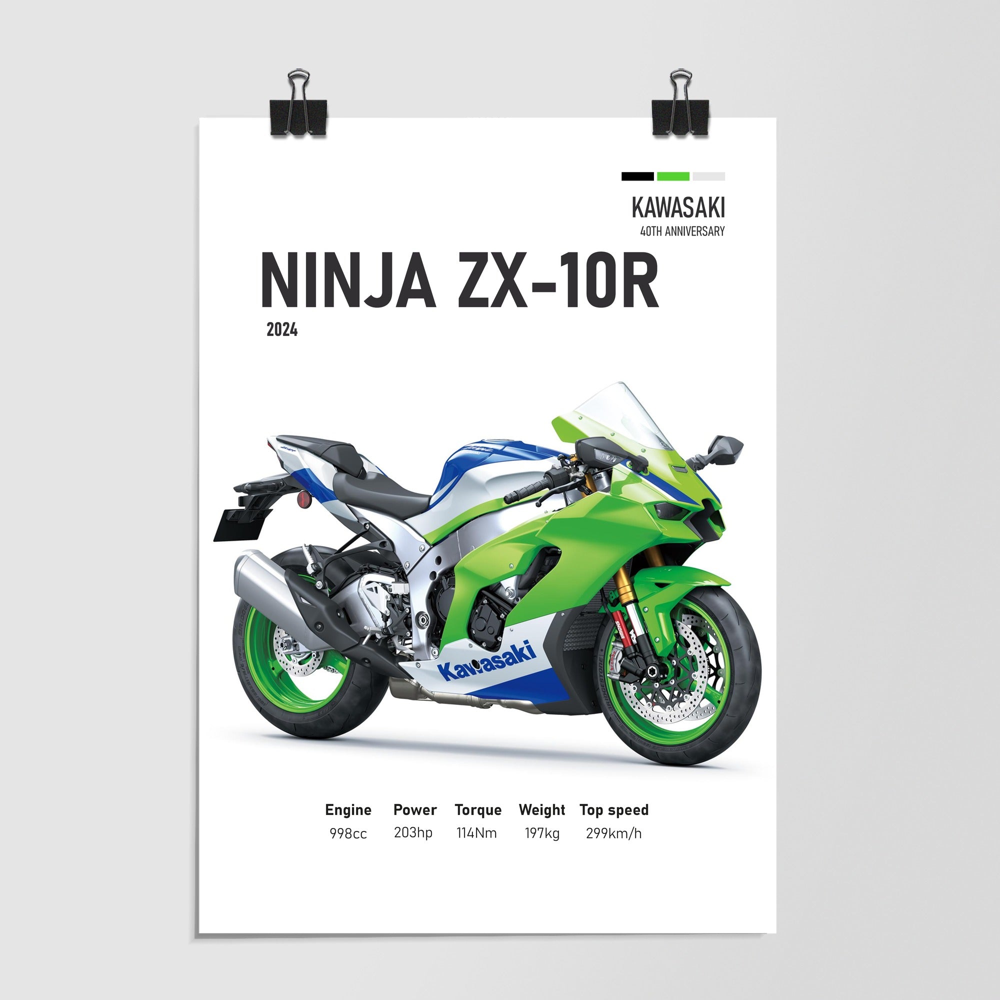Kawasaki Ninja Zx 10r Anniversary Flagship 2024 by Decalz
