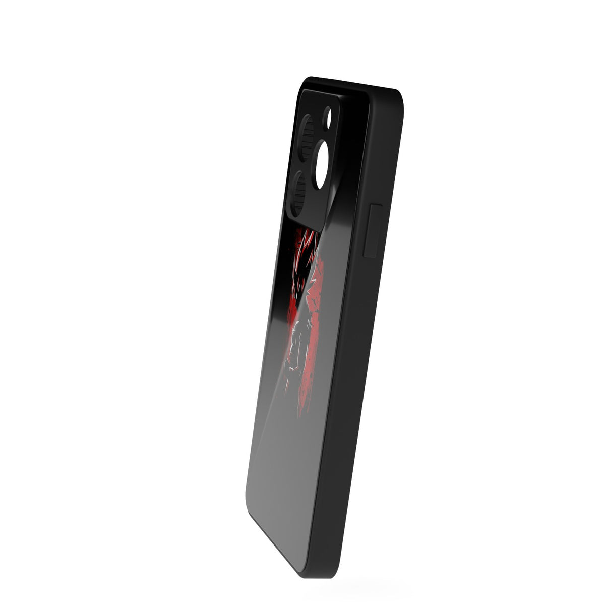 KiBurst printed metal phone case - side view