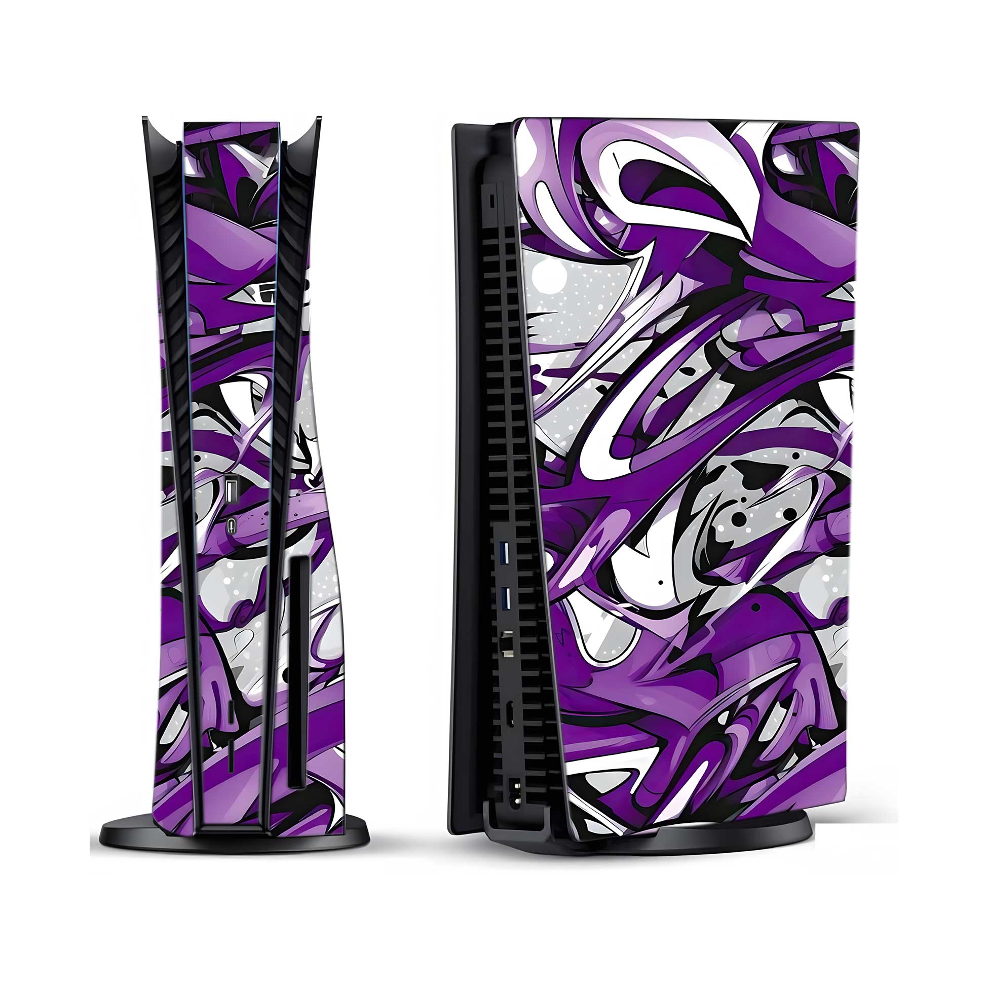 Kinetic Purple PlayStation 5 Fat Skins & Wraps