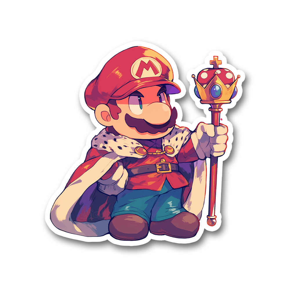 King Super Mario Royal Sticker