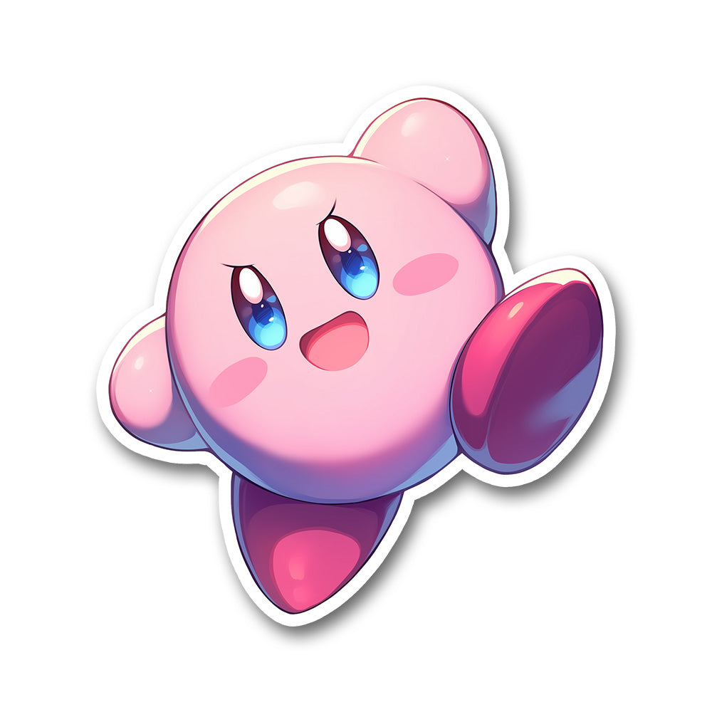 Kirby Happy Dance Sticker