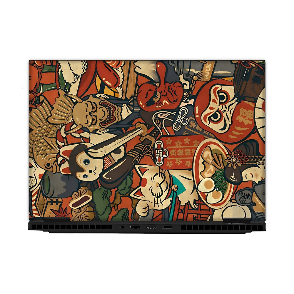 Koi Garden skin on Hp Omen Gaming 16-AM0241TX by Decalz