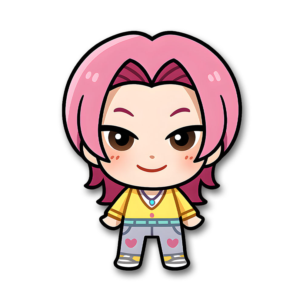 Kpop Demon Hunters Chibi Romance Saja Sticker