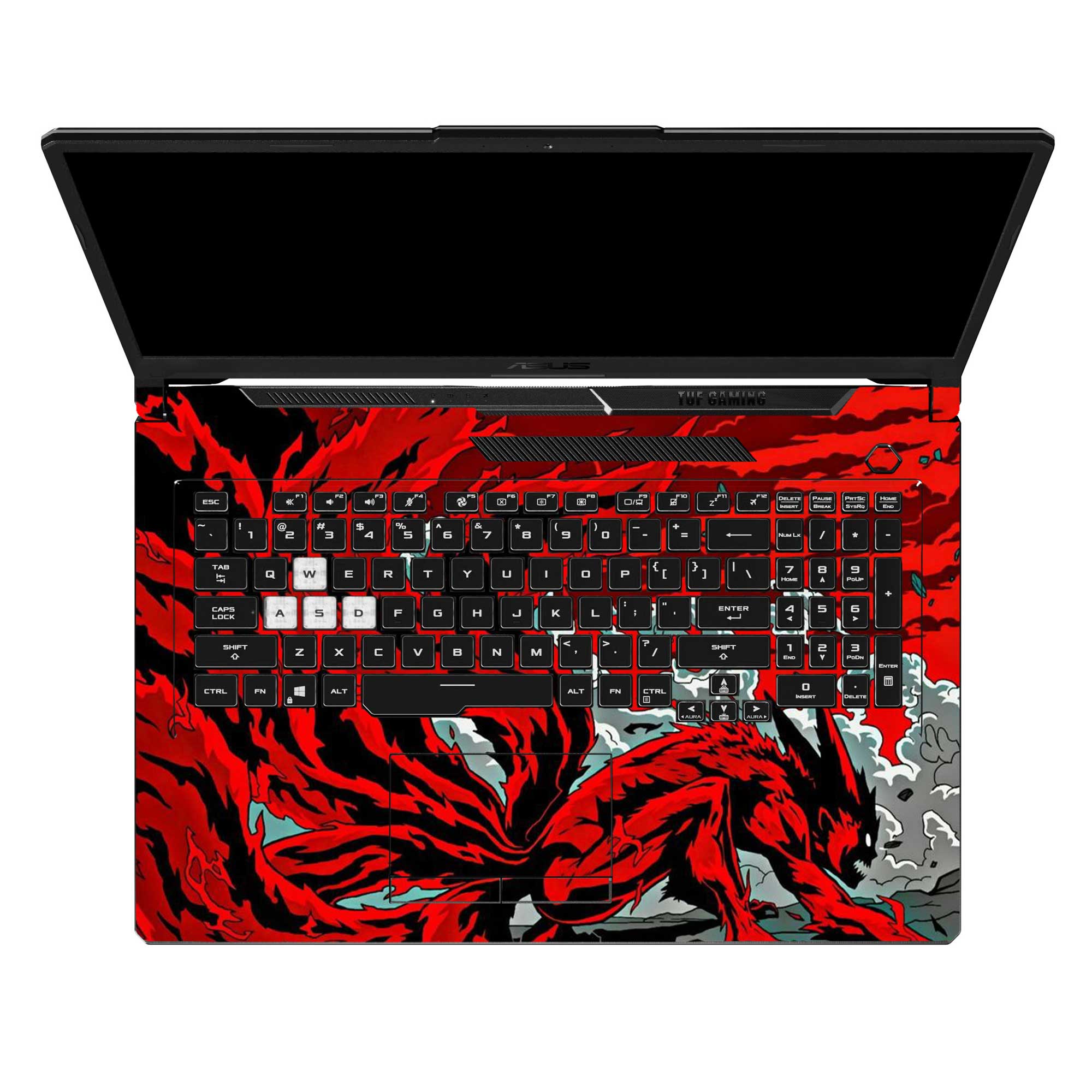 Kuramas Inferno - Laptop Skins & Wraps