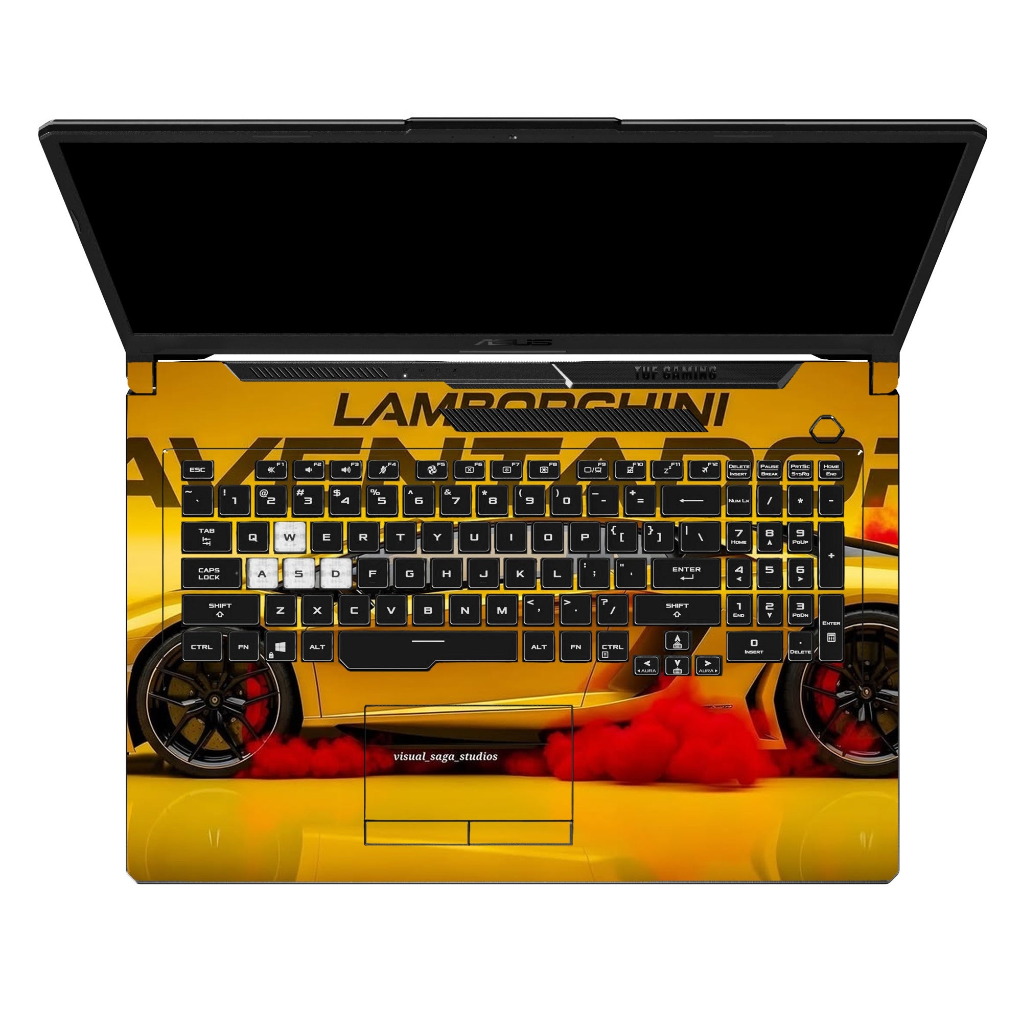 Lamborghini Aventador Yellow by Decalz