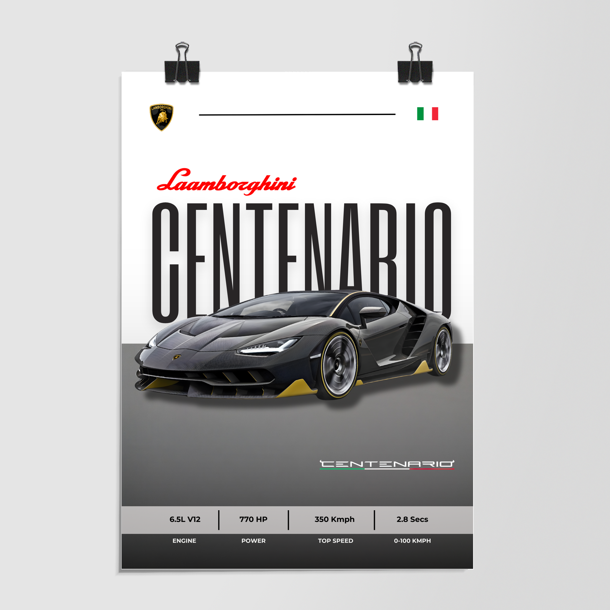 Lamborghini Centenario Grey by Decalz