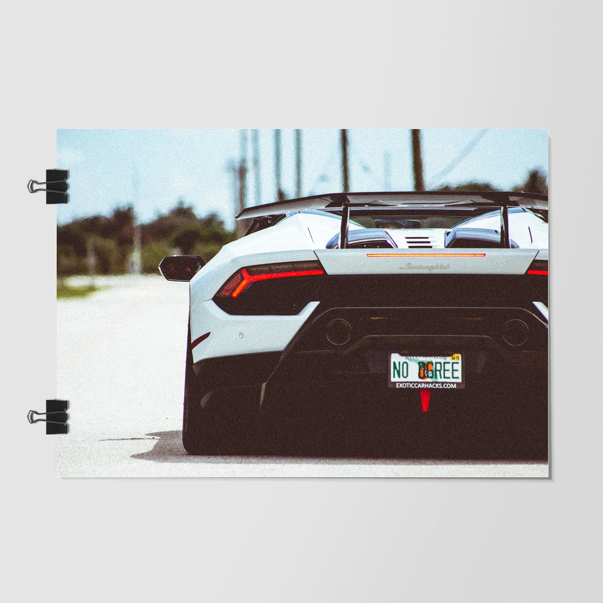Lamborghini Huracan Brown Dramatic Lighting by Decalz