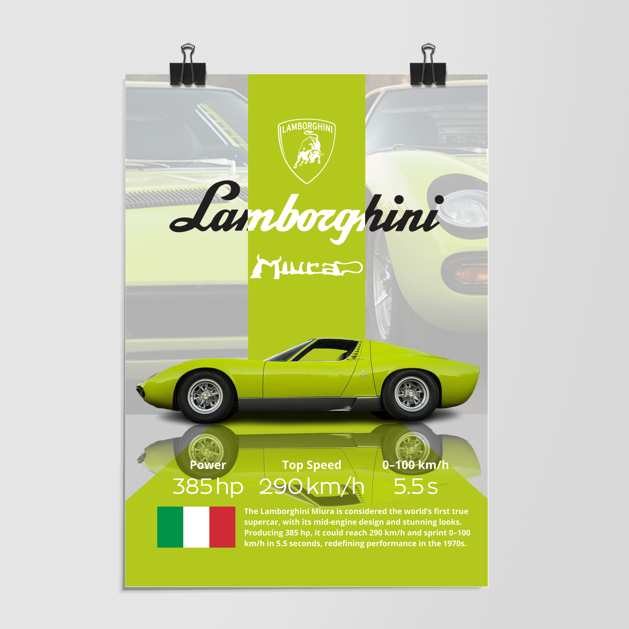 Lamborghini Miura Gold by Decalz