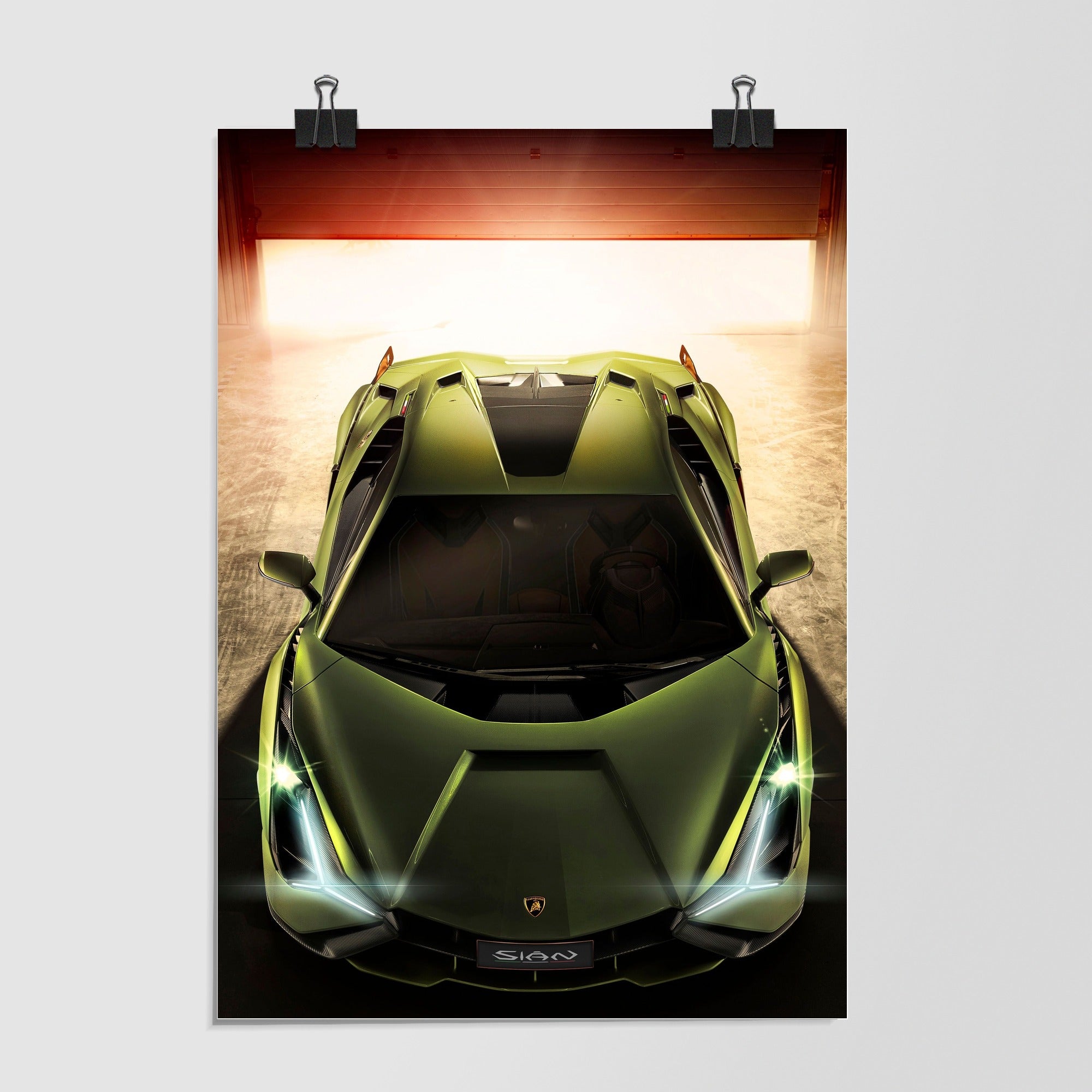 Lamborghini Sian Black Dramatic Lighting by Decalz