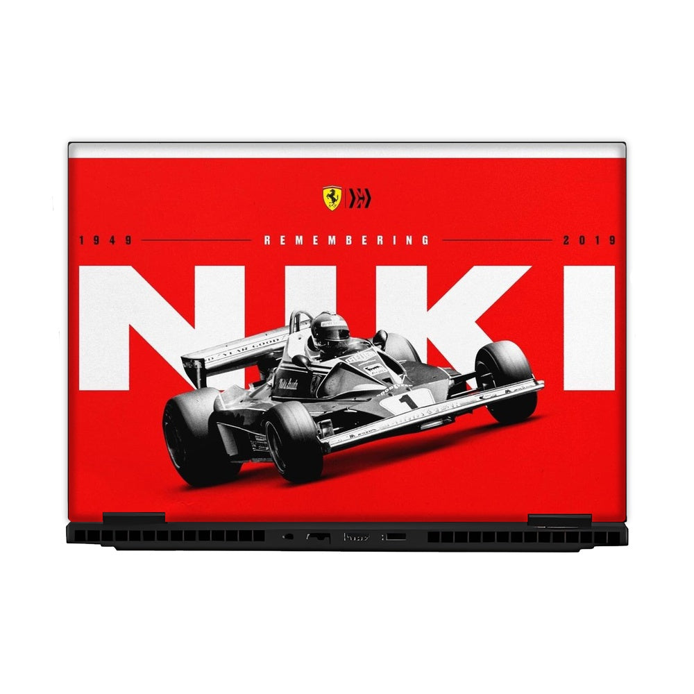 Lauda 1 Legacy Graphic skin on Hp Omen Gaming 16-AM0241TX by Decalz