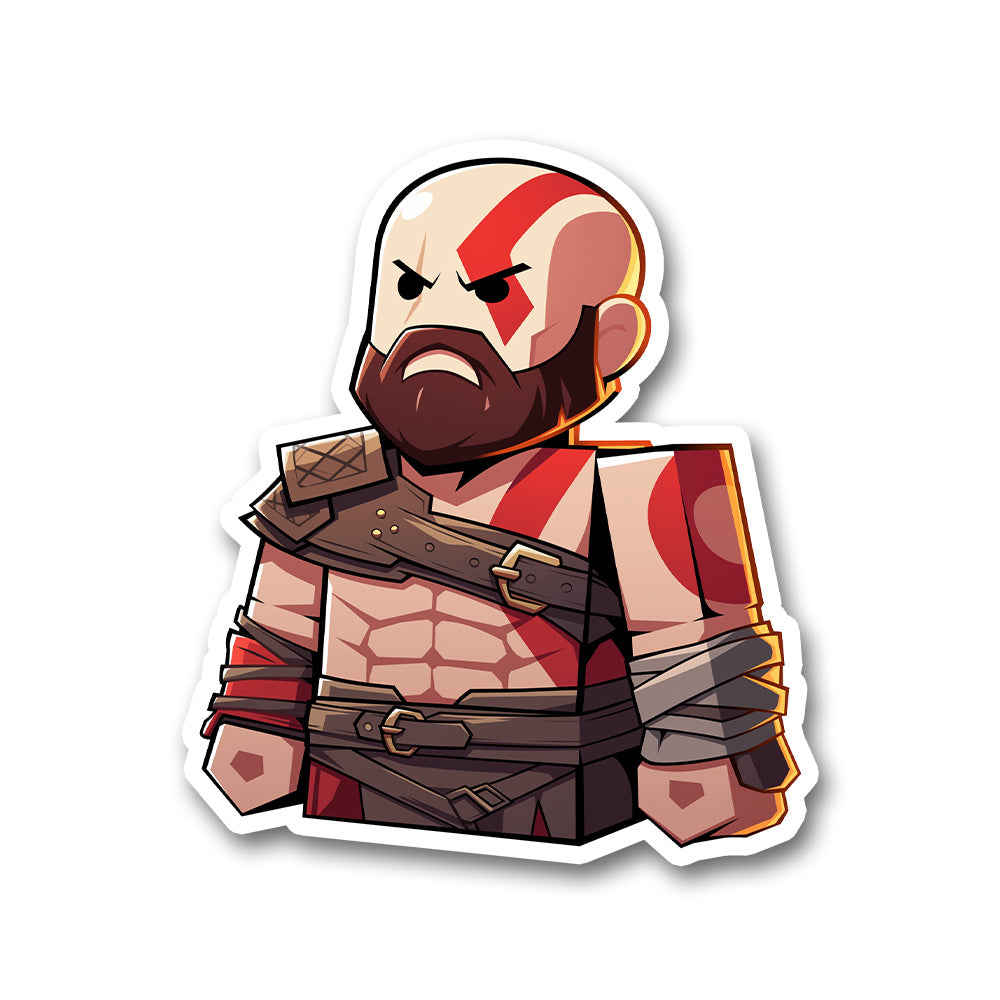 Lego Kratos Sticker