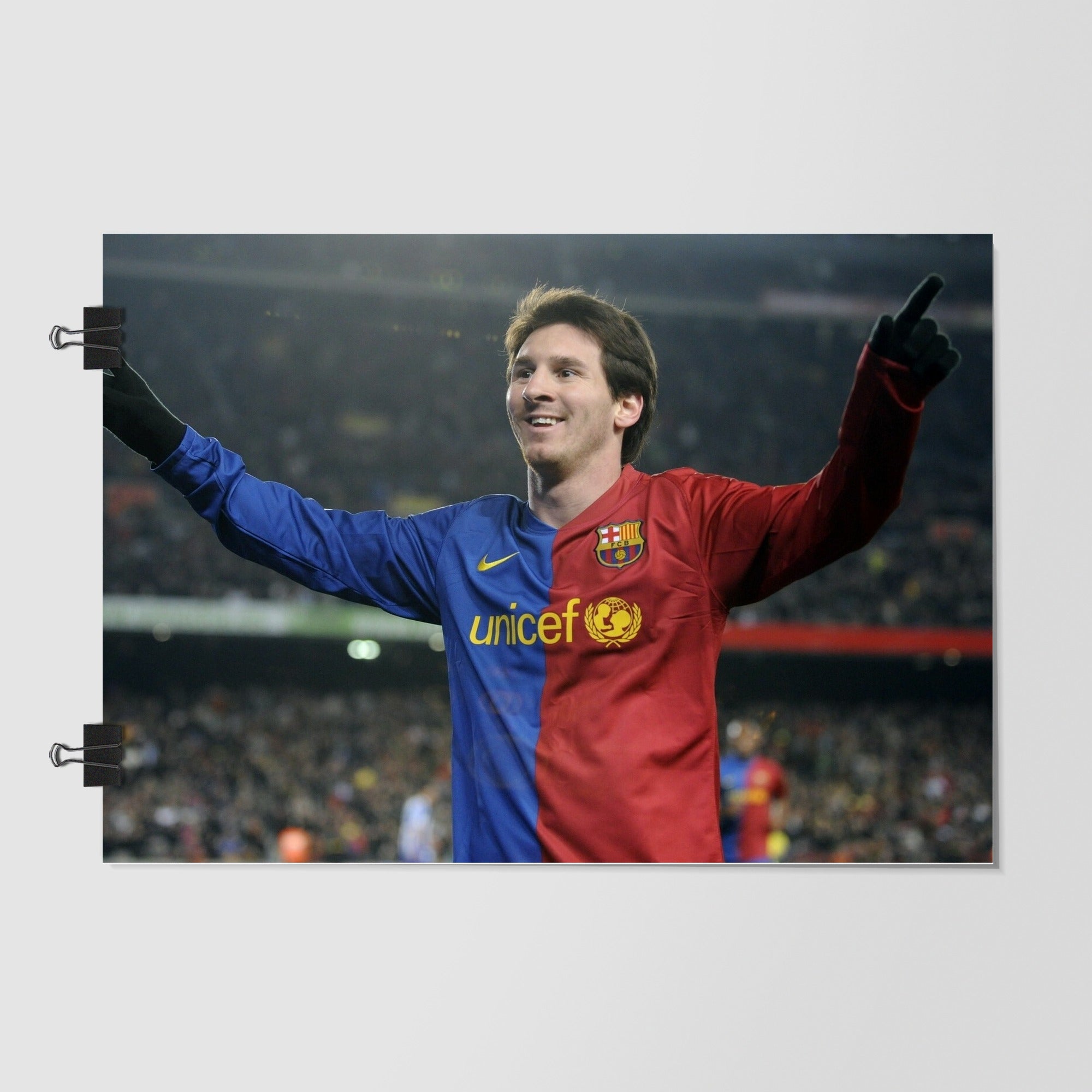 Lionel Messi Black Front Angle by Decalz