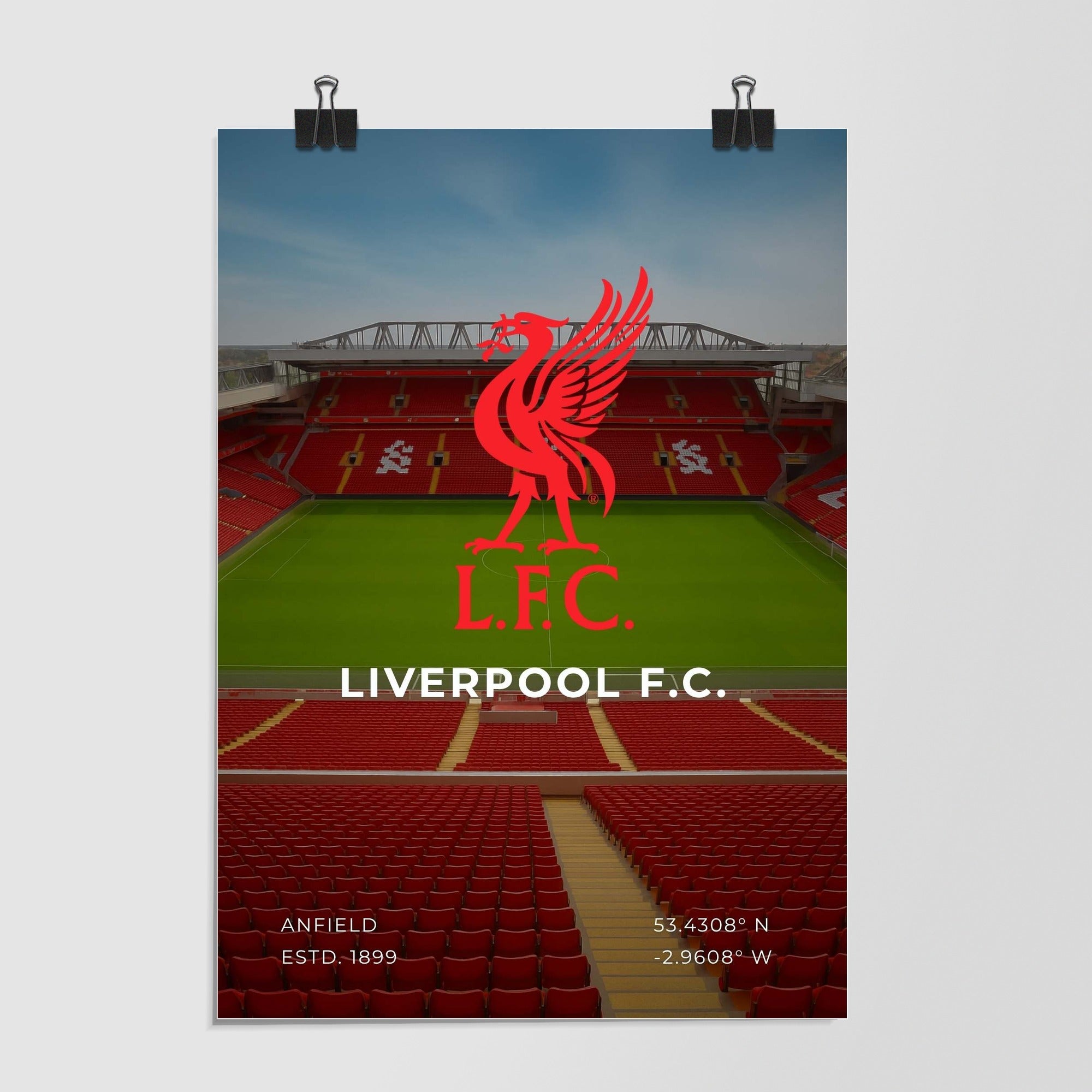 Liverpool Fc Anfield Stadium Green by Decalz