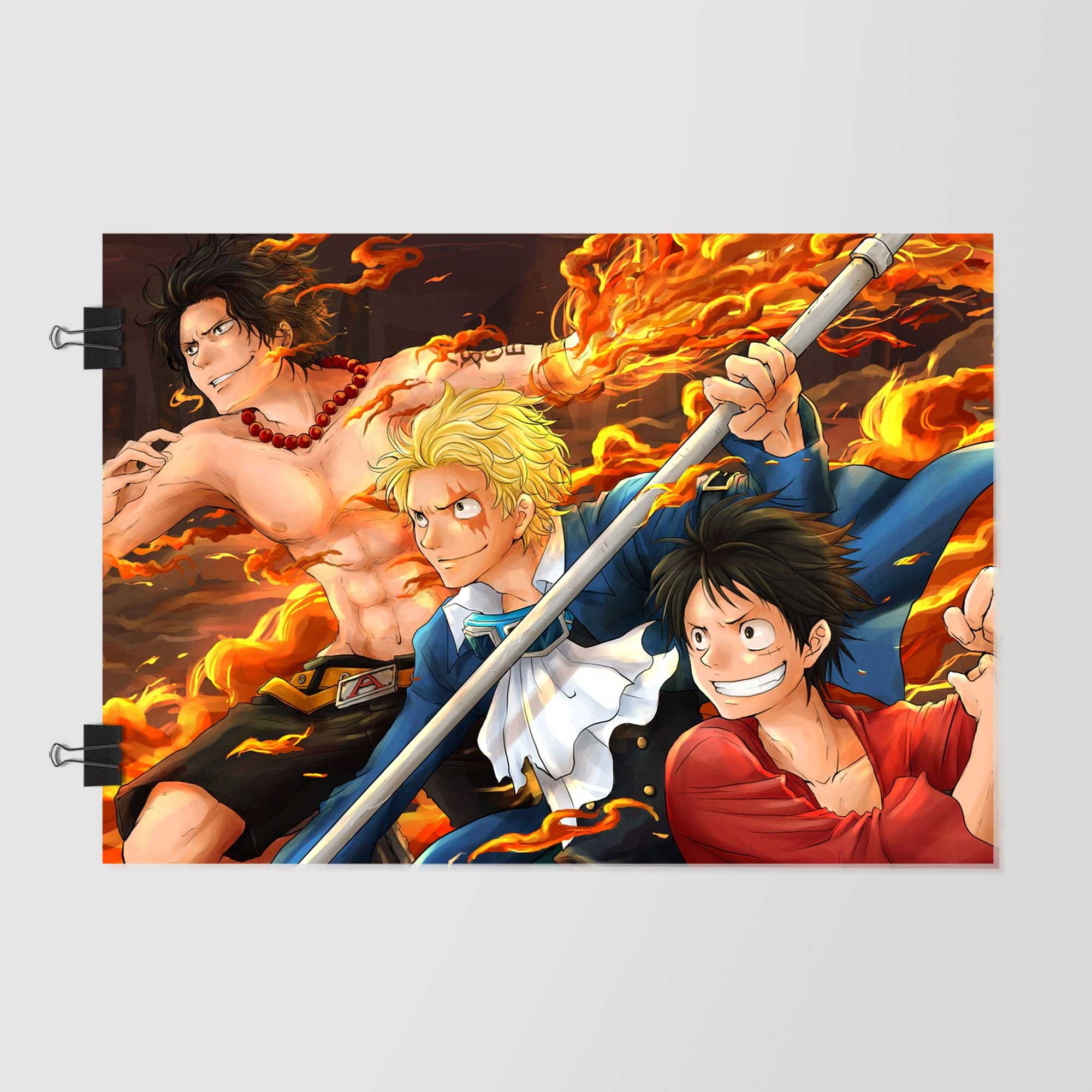 Luffy Sabo and Ace Brotherhood Poster