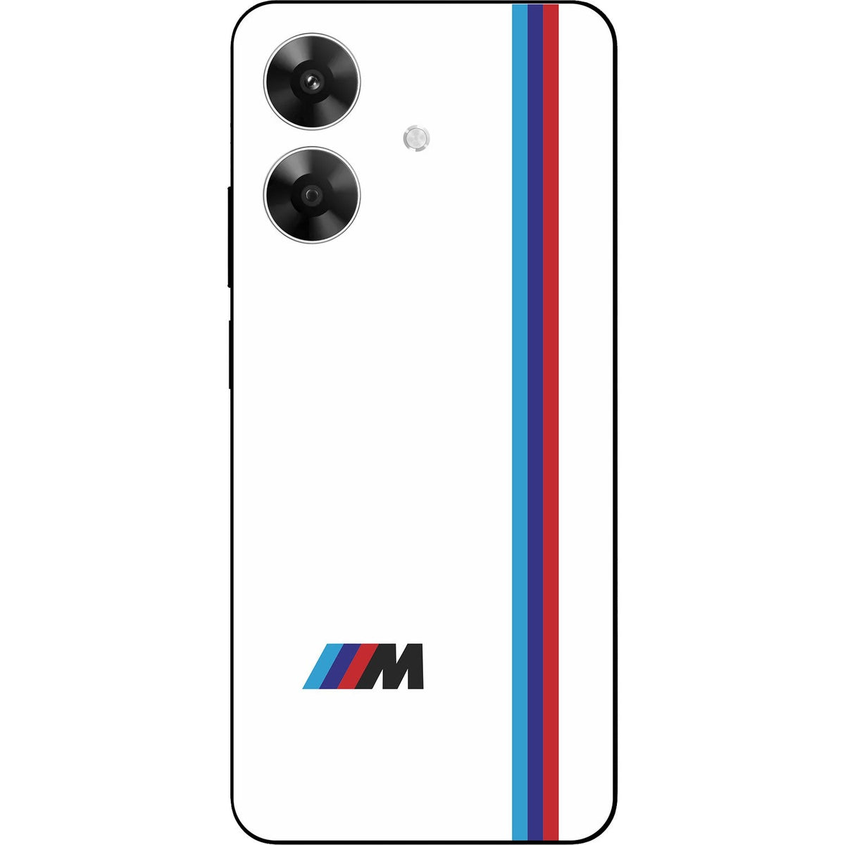 M-Sport white skin on Realme Narzo N61 by Decalz