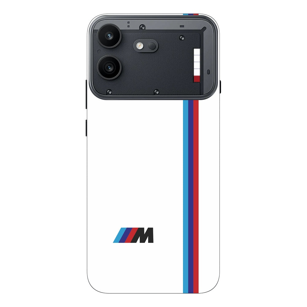 M-Sport white skin on Nothing Phone 4B by Decalz
