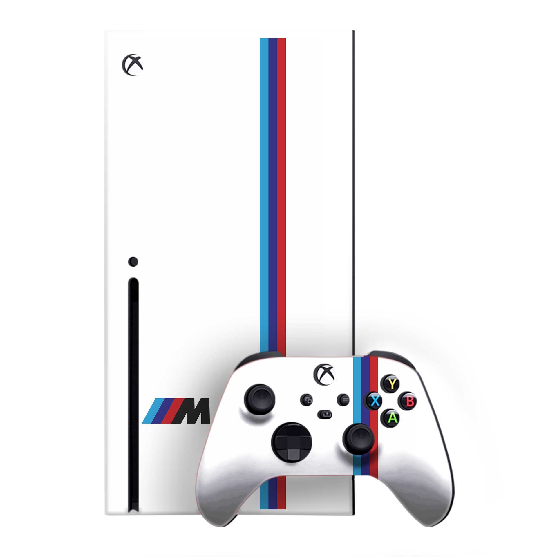 M-Sport white Xbox One X Skins & Wraps